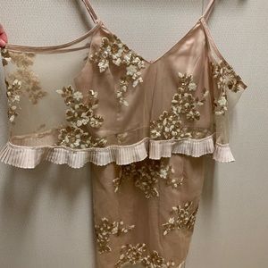 Champagne colored dress